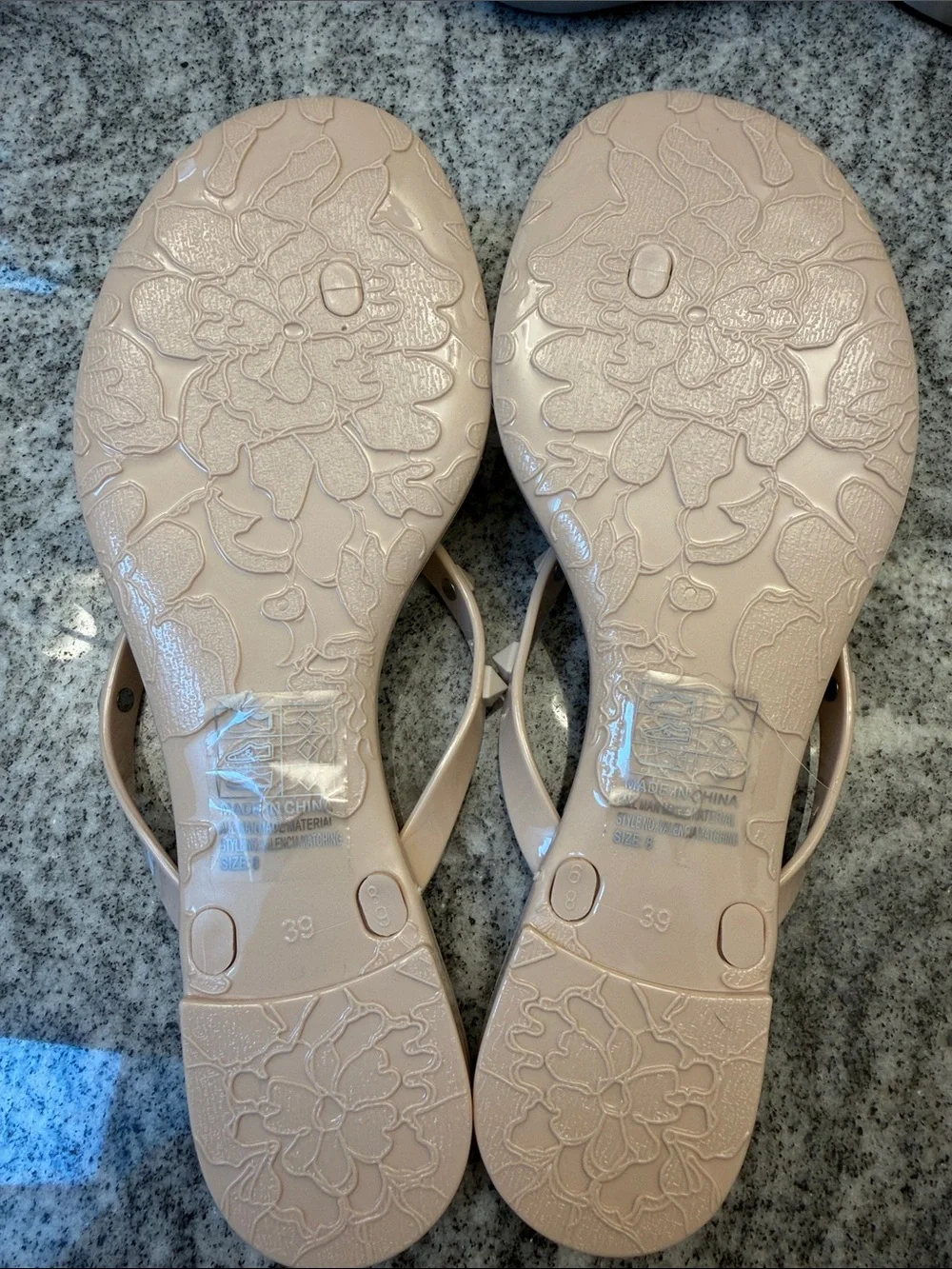 Victoria Adames beige patent